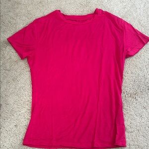 Vibrant Pink Short Sleeve Tee